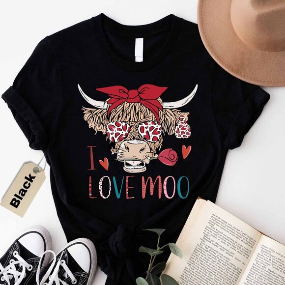 Gildan Other - I Love Moo T-Shirt, Valentines Day T-Shirt, Love Shirt, Funny Valentine T-Shirt